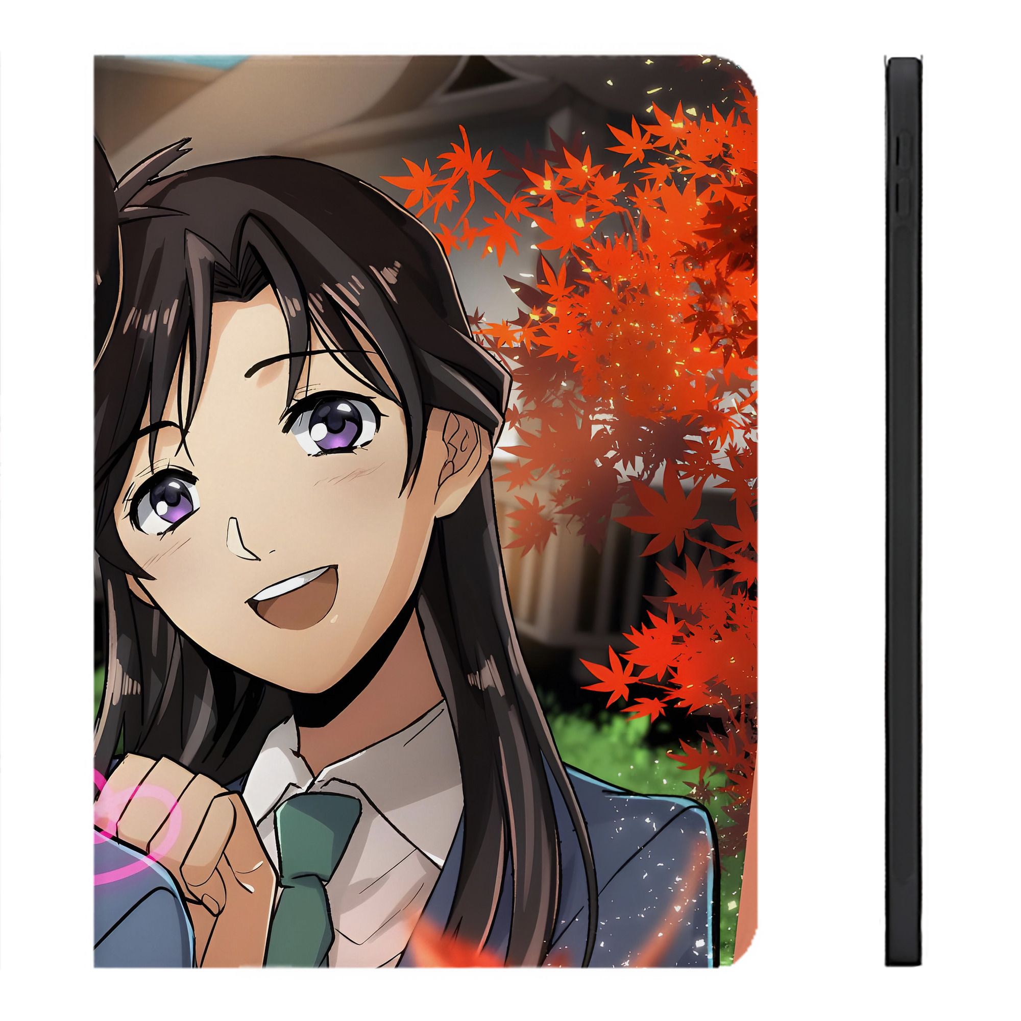 （画像用） 名探偵コナン Detective Conan IPadケース ペンホルダー付き ブックスタイルデザイン